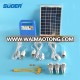 Suoer Off Grid Solar Home Lighting System 18V 10W Solar Power System Support FM Radio and MP3 Player