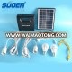 Suoer New Product 5W Power Lamp Lighting System 6V Solar Power System for Home