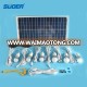 Suoer Hot Sale 18V Home Lighting Kit Solar Power System with 30W Solar Panel