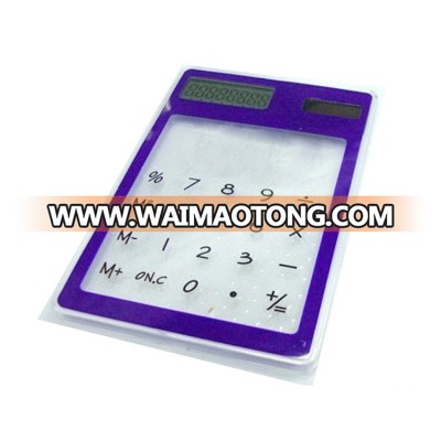 Cheap Direct, Touch Calculator, Solar transparent calculator, Printable logo